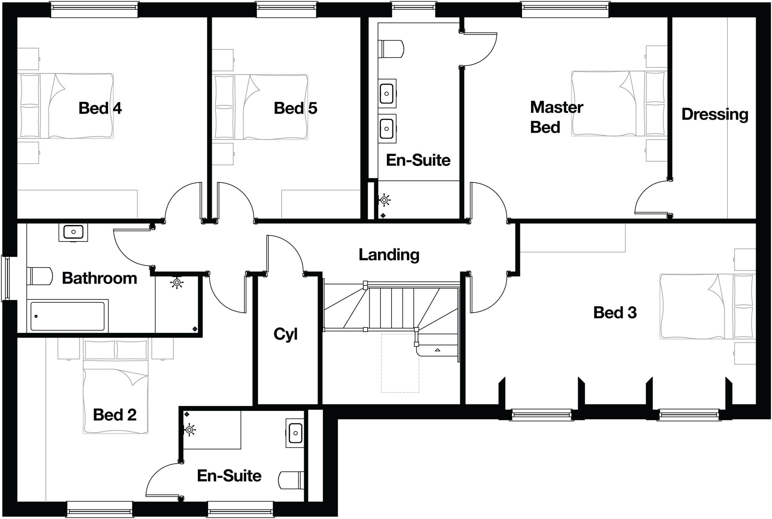 Floorplans for The Coach House