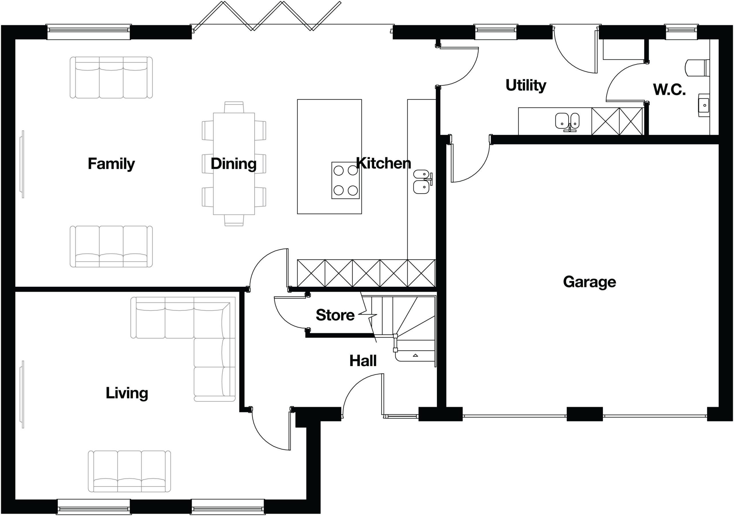 Floorplans for The Coach House