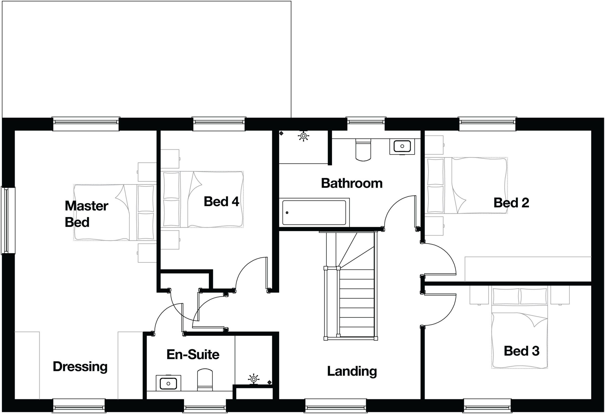 Floorplans for Scythe Barn