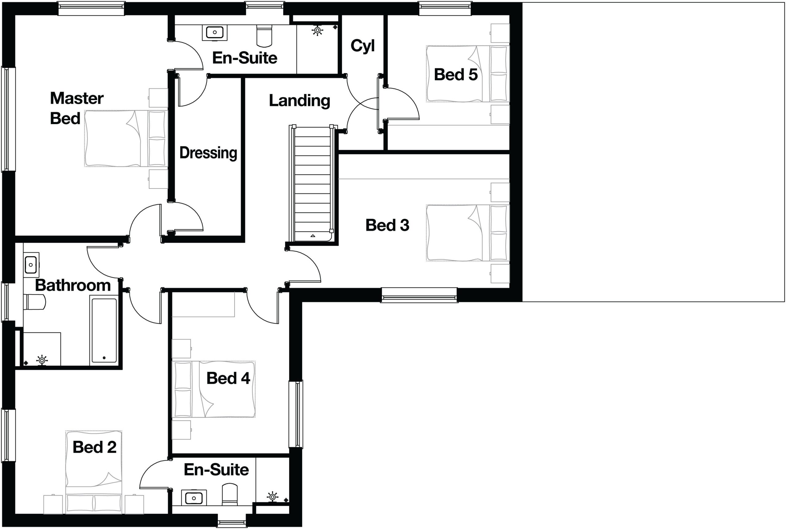 Floorplans for Horseshoe Barn